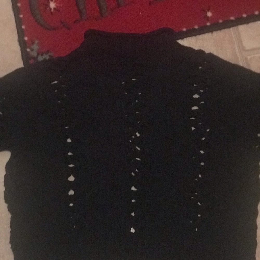 Never worn black express sweater size medium crop style